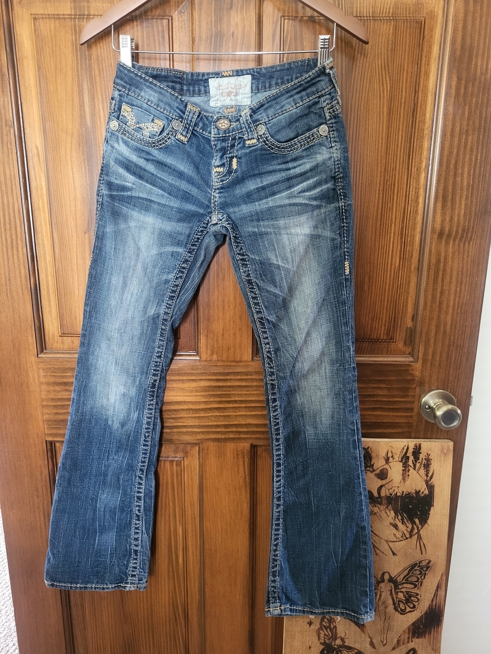 Big Star Women's Faded Blue Bootcut Jeans 25x30